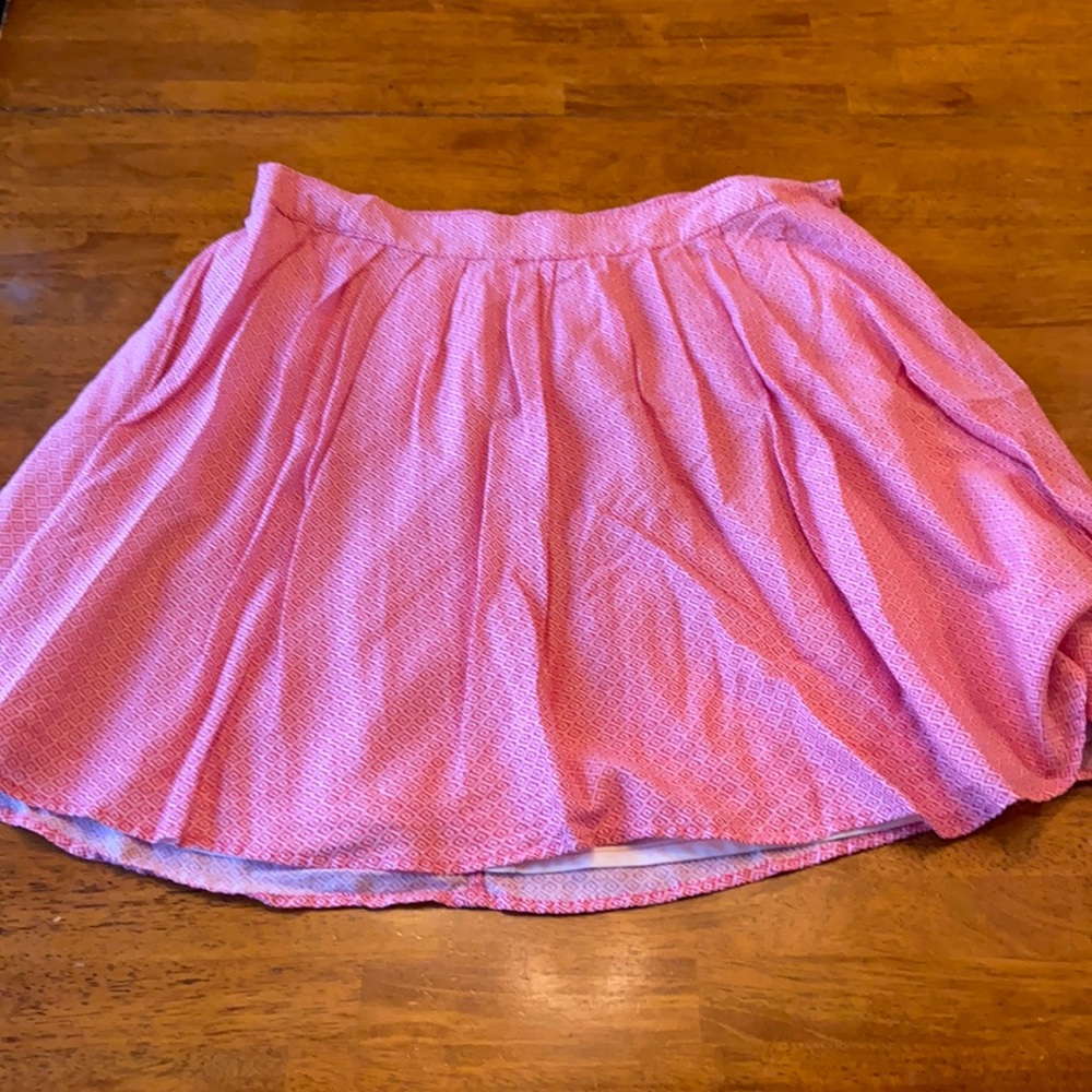 Old Navy Red Patterned Skirt